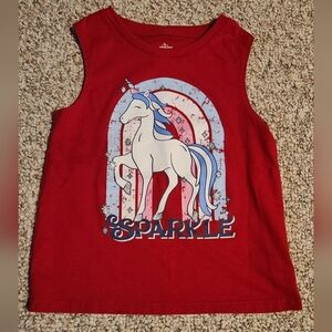 🎉5/$10 Unicorn Americana shirt M (7/8)